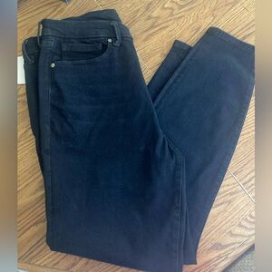 Good American Midnight Blue Straight Leg Jeans